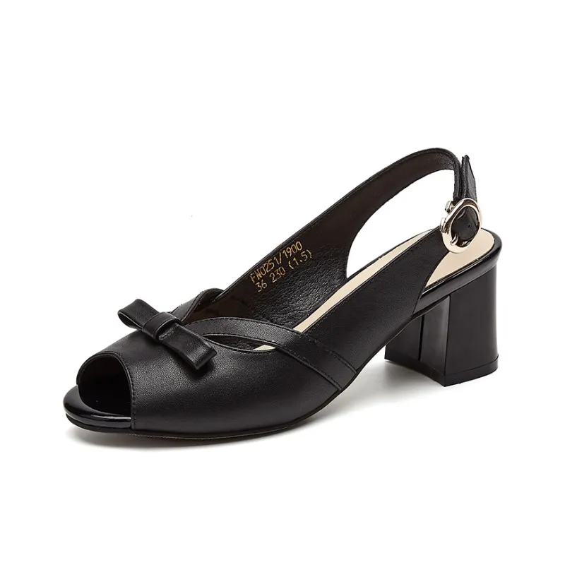 Rich Birds Chunky Heel High Heels Women's-1