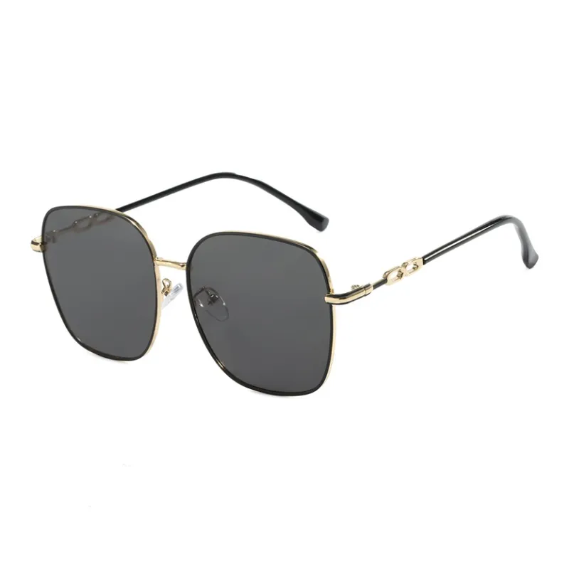 PRETTYALLUSION PC Metal Square Sunglasses Unisex-0