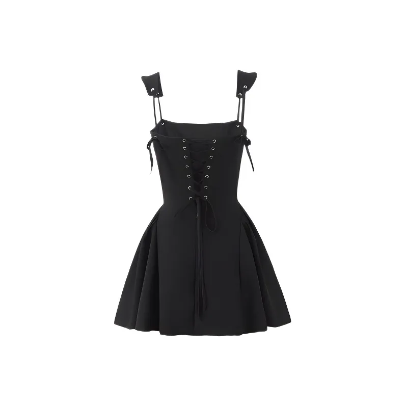 MA JOURNEE Slip Dresses Women's Black-1