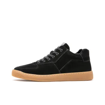 15 MINS Mid Top Skateboard Shoes Men's Black