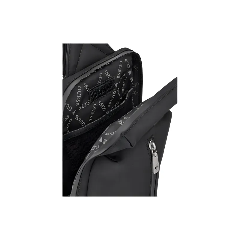 GUESS Nylon Shoulder Bag Crossbody Bag Men's Black-3