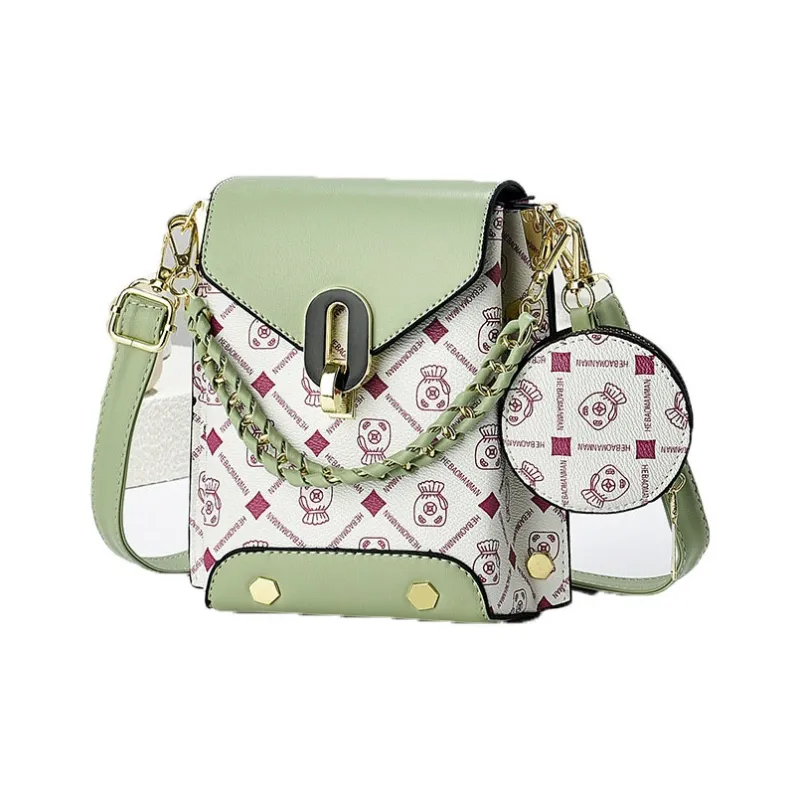 Boniu PU Crossbody One Shoulder Handbag Women's Multicolor-4