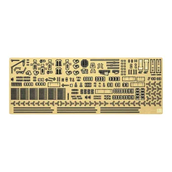 Hasegawa 1/350 Japan Marine Akagi Detail Etched Kit, Basic C Model Accessories