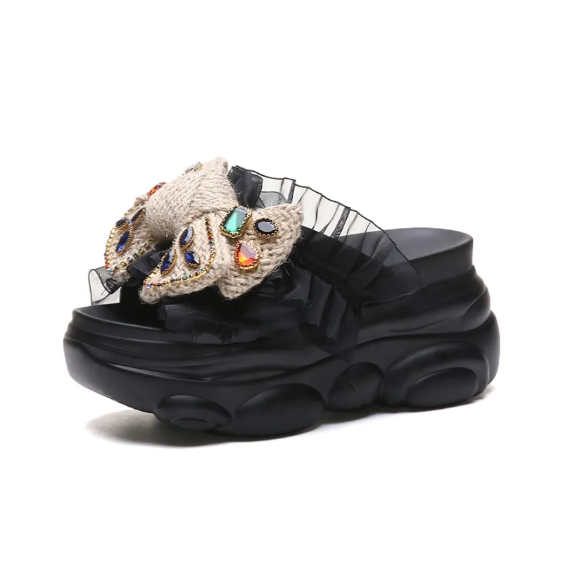 Alxnan Slip Resistant Slide Slippers Women's-16