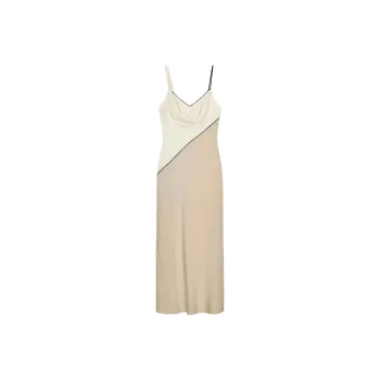 ZARA Slip Dresses Women's Nude/Beige