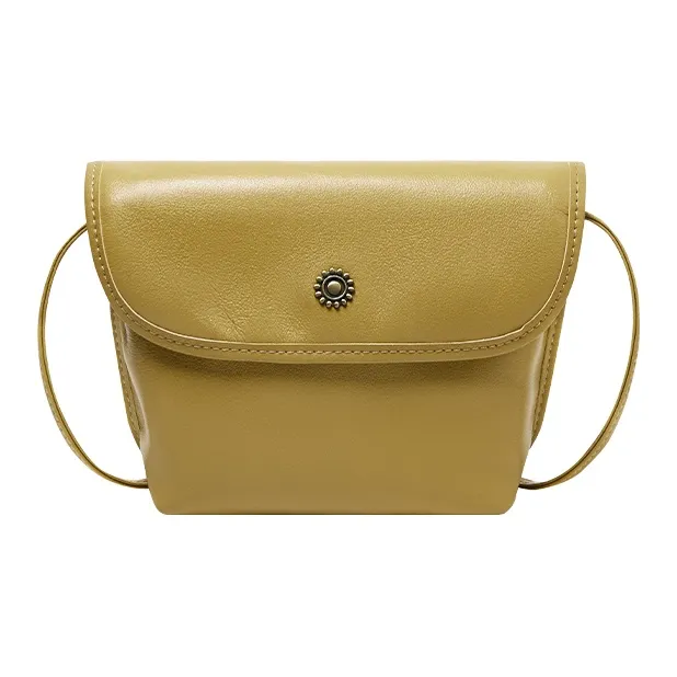 Narandu Cow Leather With Synthetic Leather Saddle Bag, Shoulder Bag, Crossbody Bag Mini Women's Multicolor-8