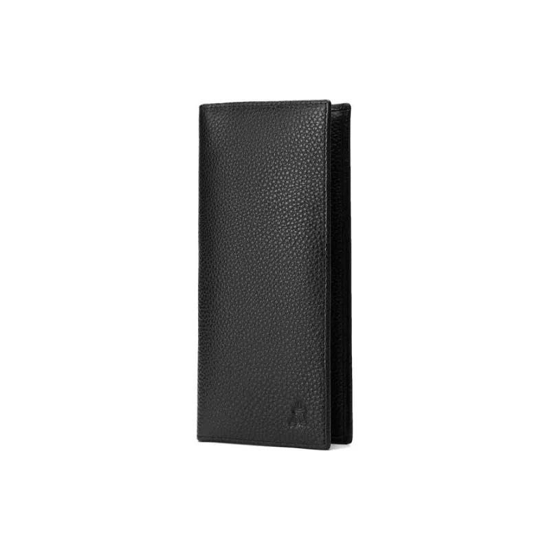 MEXICAN Cow Leather Wallet Men's Black/Coffee-2