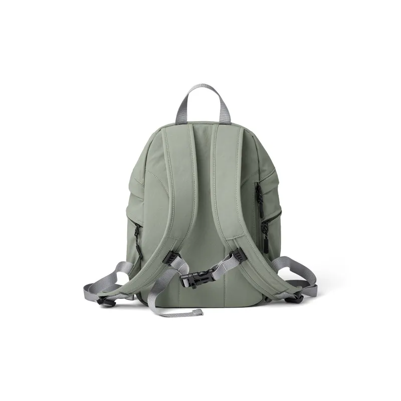 LEFF Fabric Backpack Unisex Coconut Milk White/Field Green/Sunset Orange-8