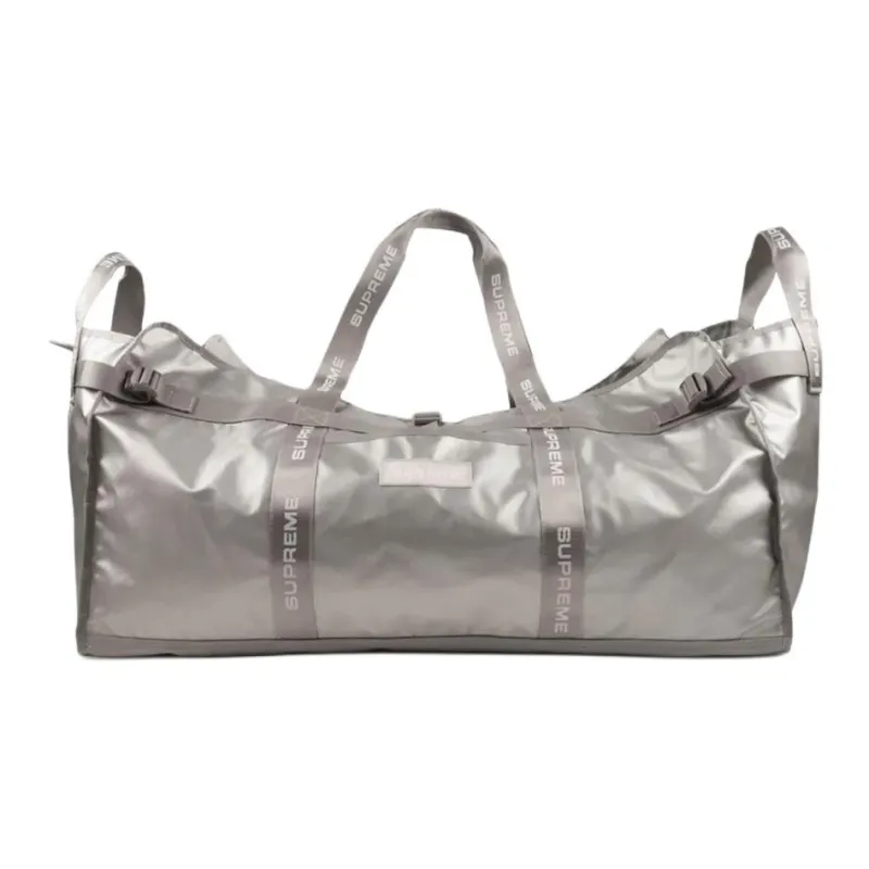 Supreme Recycled Nylon Travel Bag Women's Silver-0