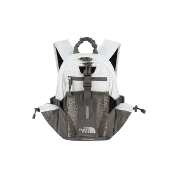 THE NORTH FACE Nylon Backpack Mini Unisex Ecru & Gray