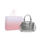 Silver+Shopping Bag