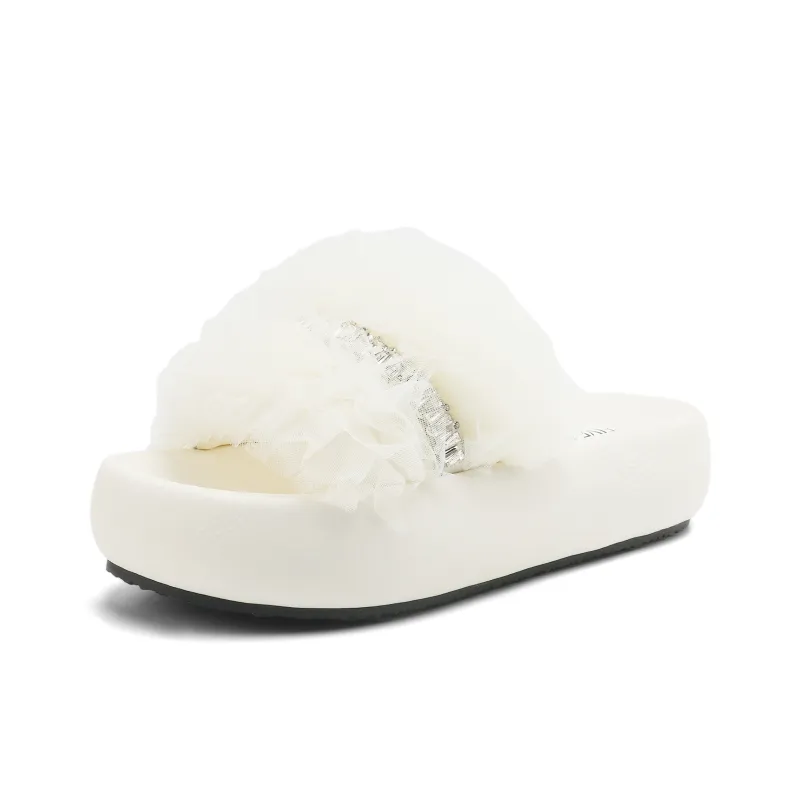 FIVE PLUS Slip Resistant Abrasion Resistant Slide Slippers Women's-1