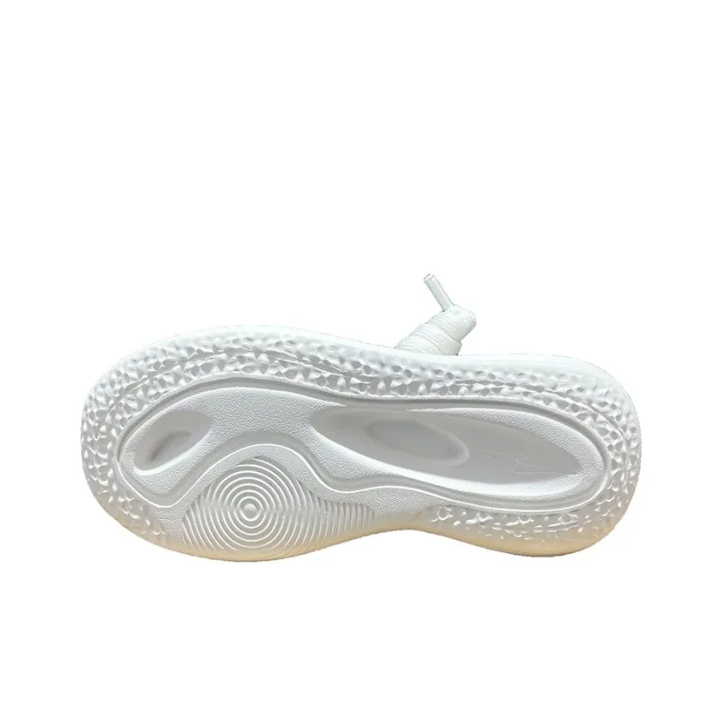 Erke Anti Slip Wear Resistant Low Top Casual Running Shoes Women's White-2