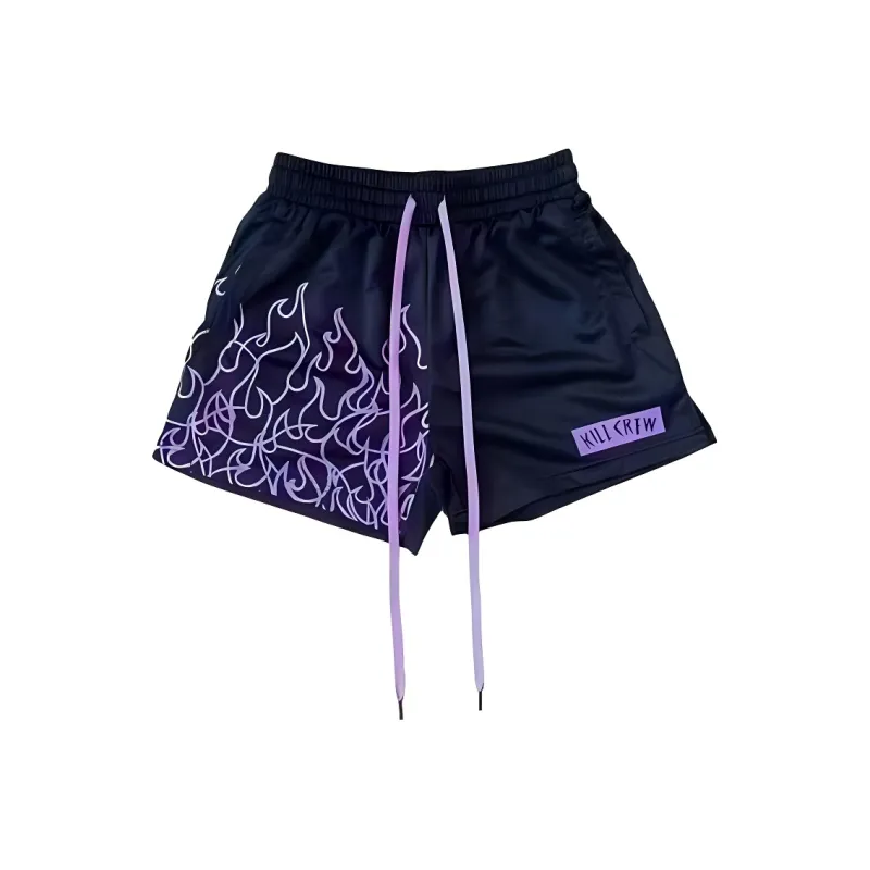HLPT Casual Shorts Unisex Purple-0