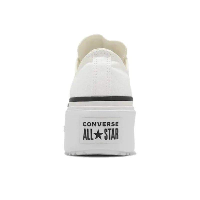 Converse Chuck Taylor All Star Lift Double Stack Low 'White Black'-3
