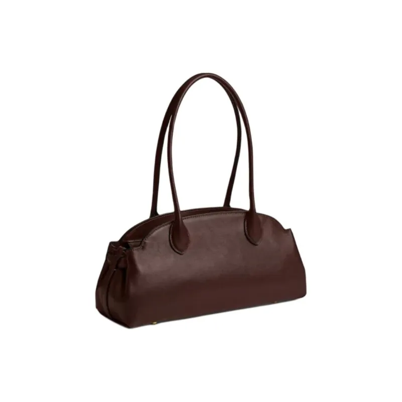 COACH Leather Handbag, Shoulder Bag Tubas Women's Maple-1