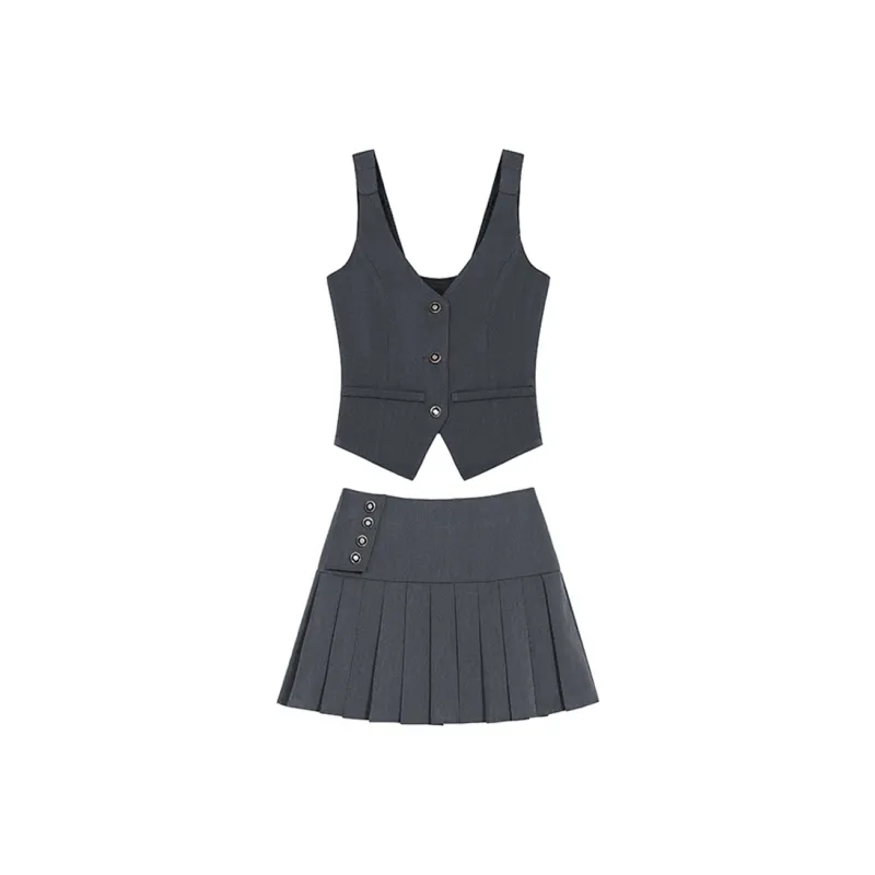 Incolore Two Piece Skirt Sets Women's-0