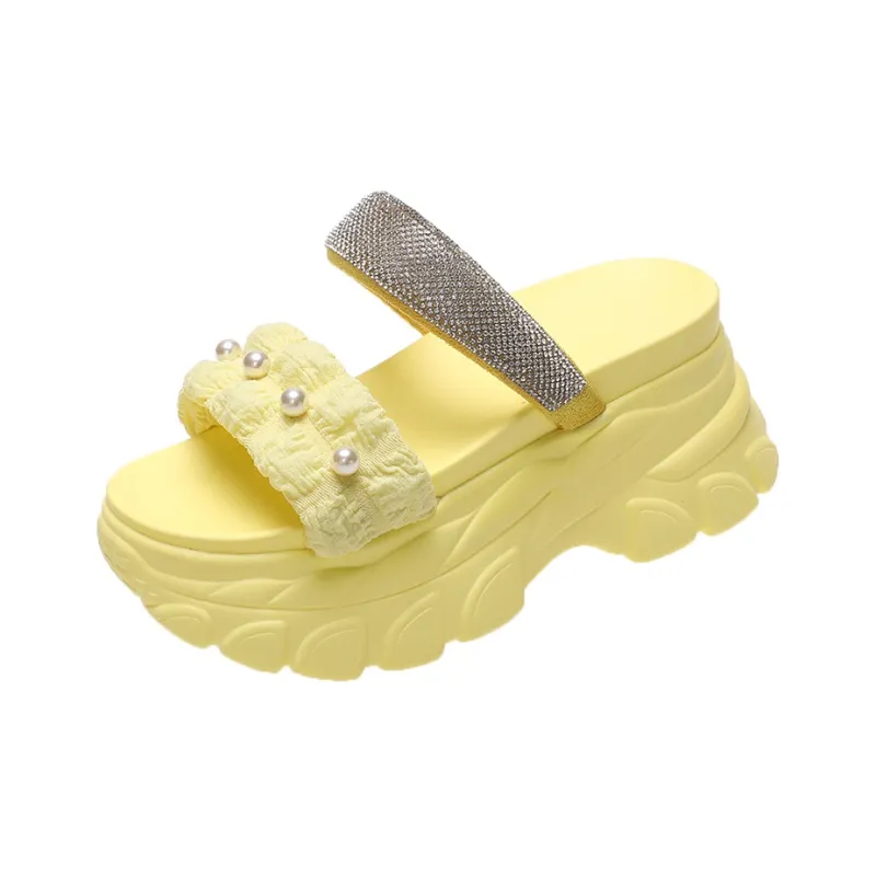 Alxnan Slip Resistant Abrasion Resistant Slide Slippers Women's Box-8