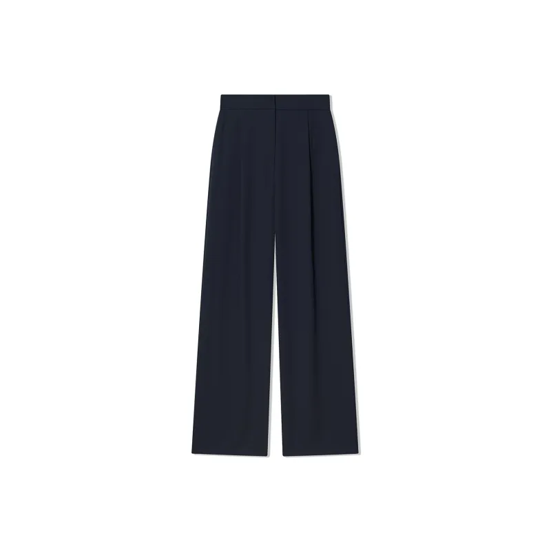 COVERINS Casual Pants Women's Navy Blue-3
