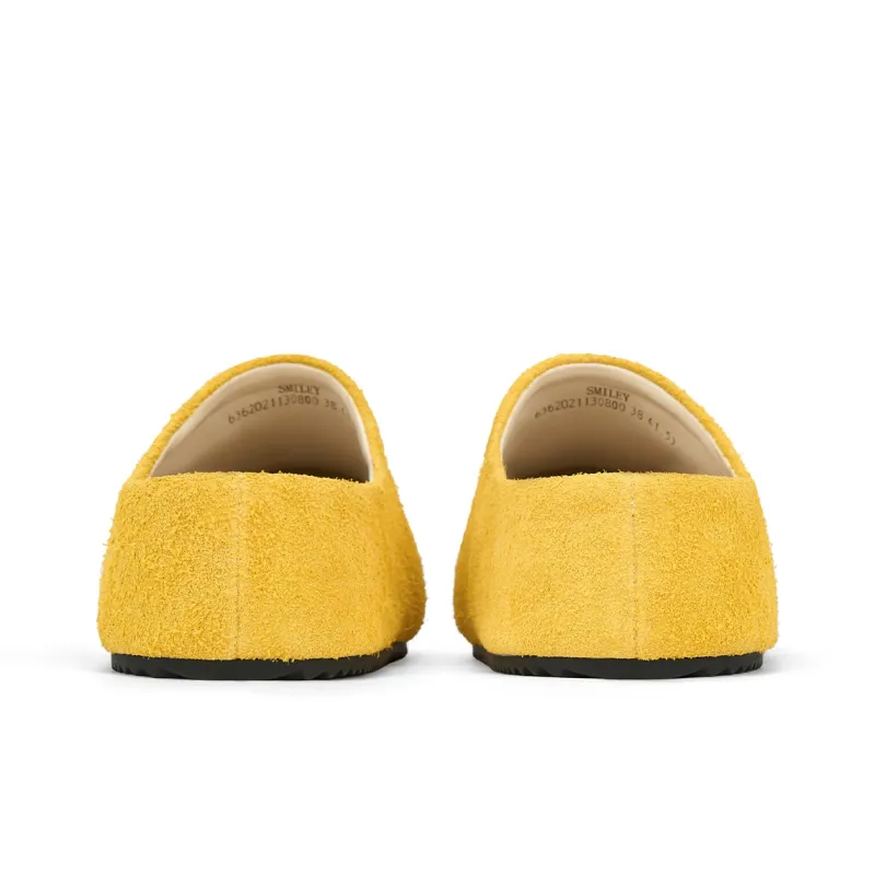 SMILEY Closed Toe Slippers Women's Yellow-4