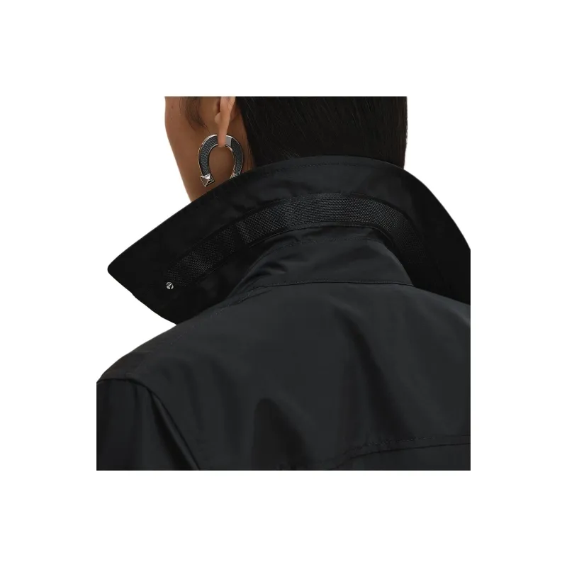 HERMES FW25 Trench Coat Women's Black-3