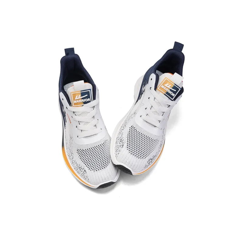 Warrior Sports Casual Shoes Men's White/Dark Blue/Orange-4