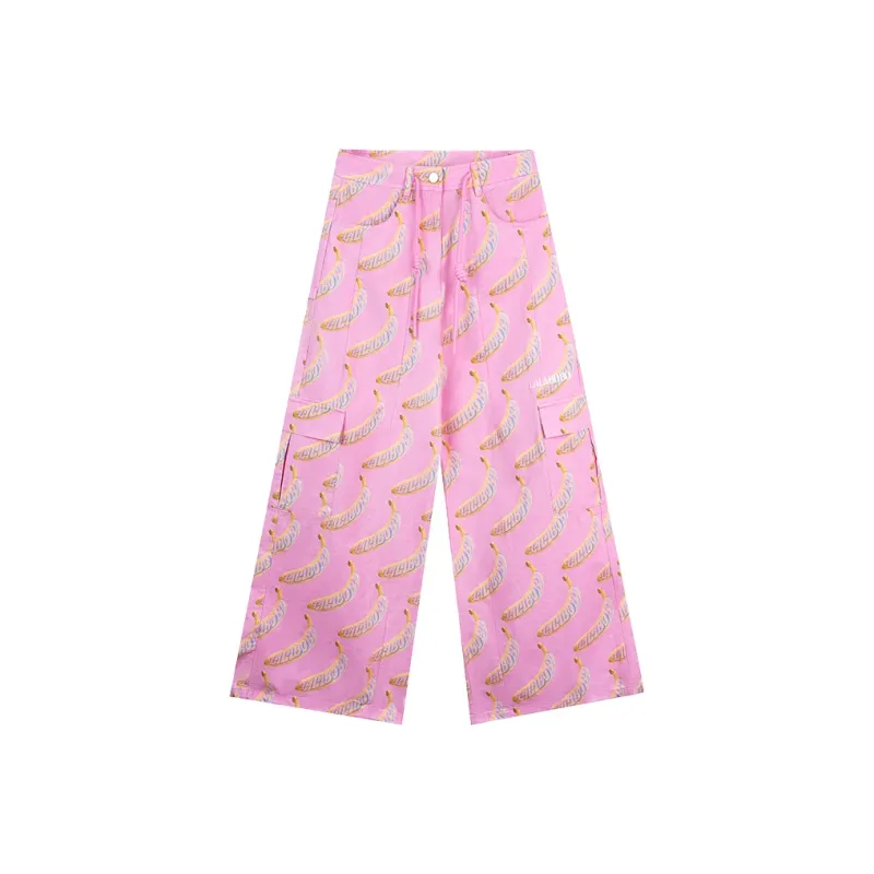 LALABOBO Casual Pants Women's Yellow-5