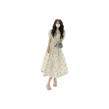 Mu Xiao Xin Short Sleeved Dress Women's