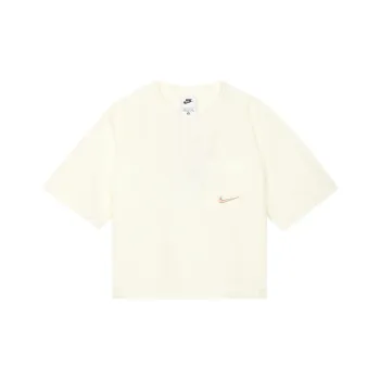 Nike Sportswear Everyday Modern Retro Crewneck Loose Fit T Shirt White