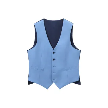GOLDLION Vests Men Light Blue 15