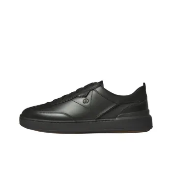 Clarks Abrasion Resistant Low Top Skateboard Shoes Men's Black