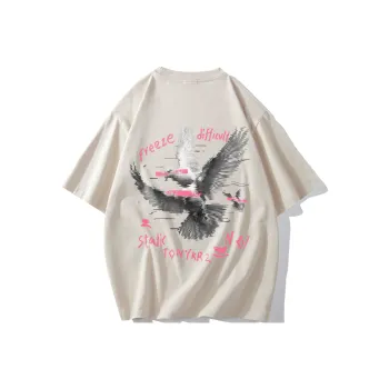 TONYKRZ T Shirts Unisex Light Beige Apricot