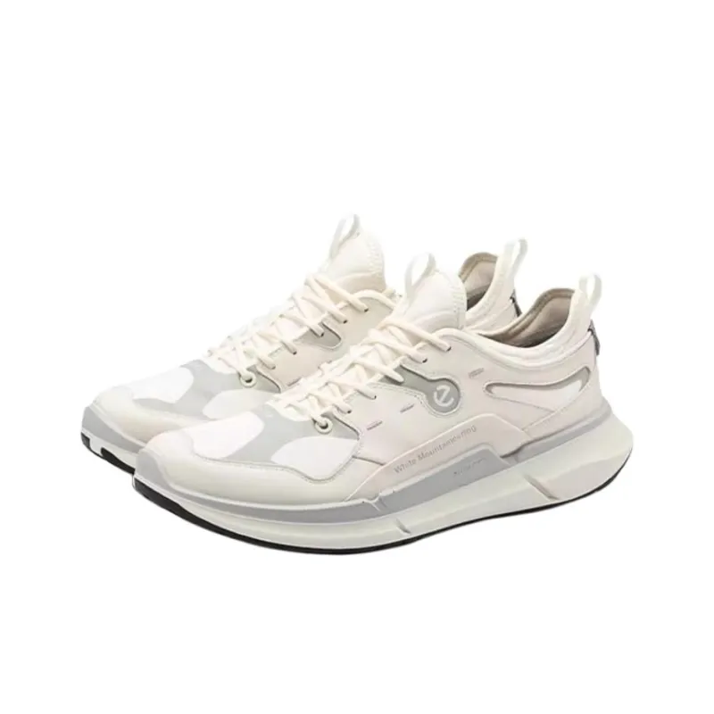 White Mountaineering x Ecco Biom 2.2 Abrasion Resistant Low Top Running Shoes Men's White-2
