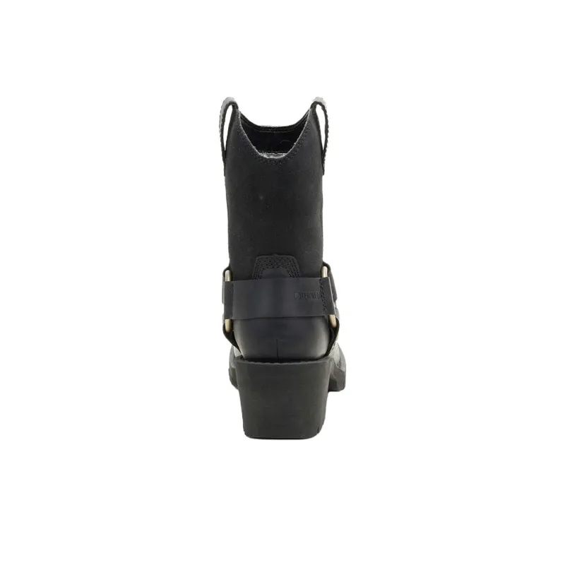 CAT Rewrite Harness Ankle Boots Women's Black-4