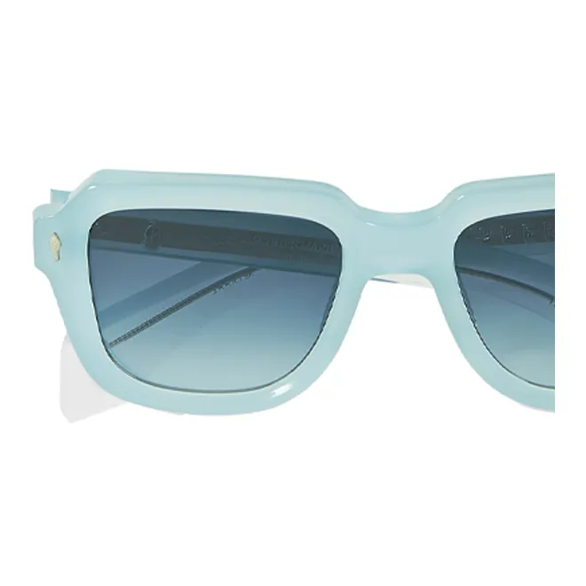 JACQUES MARIE MAGE Acetate Round Sunglasses Men's Blue-2