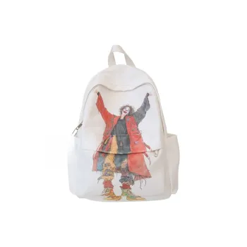 Vack Nylon Backpack Unisex Red/Purple