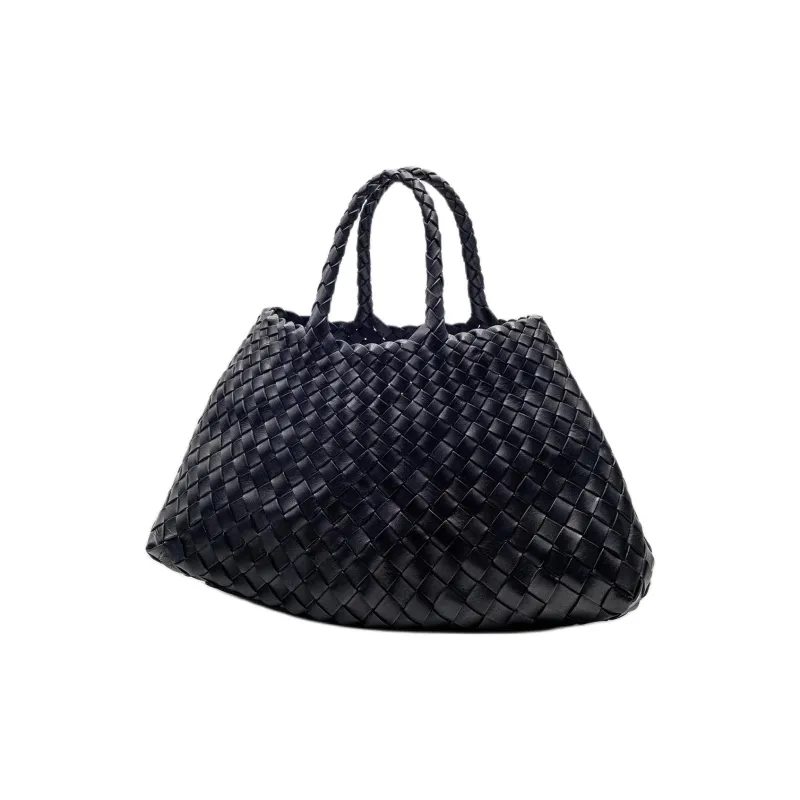 Dragon Diffusion Buffalo Calfskin Handbag Trumpets Women's Black-1