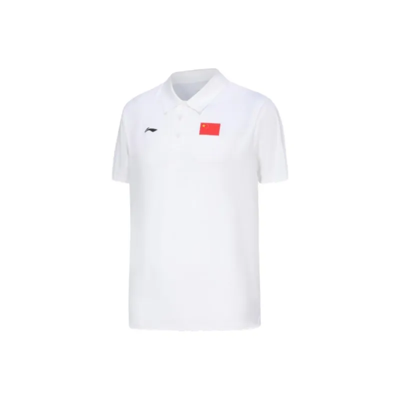 LiNing Variety Training Collection Polo Shirt Men's Standard White-0