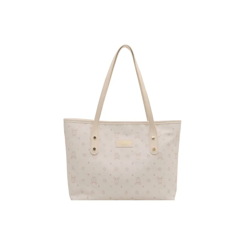 TOUTSEUL YOLO PU Tote Bag, Shopping Bag, Shoulder Bag Women's Blue/Pink/White/Black-2