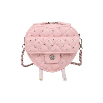 Meow In The Grass PU Heart Shaped Bag Shoulder Bag Women's Multicolor