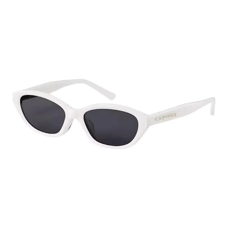 CAPONI Plate Frame Irregular Shape Sunglasses Unisex Multicolor-2