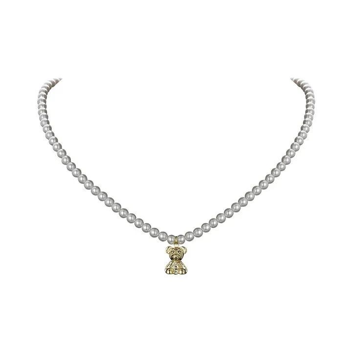 Lan Ying Artificial Pearl Necklaces Unisex-0
