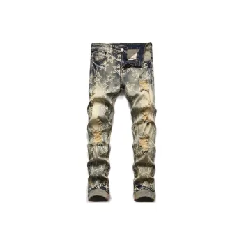 FALIAMS Jeans Unisex Vintage Blue