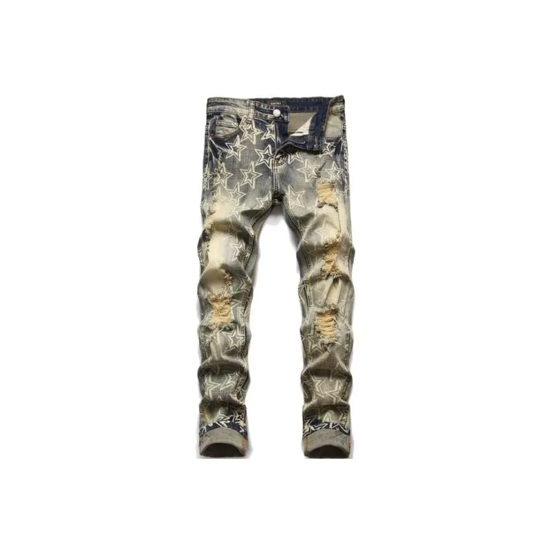 FALIAMS Jeans Unisex Vintage Blue-0