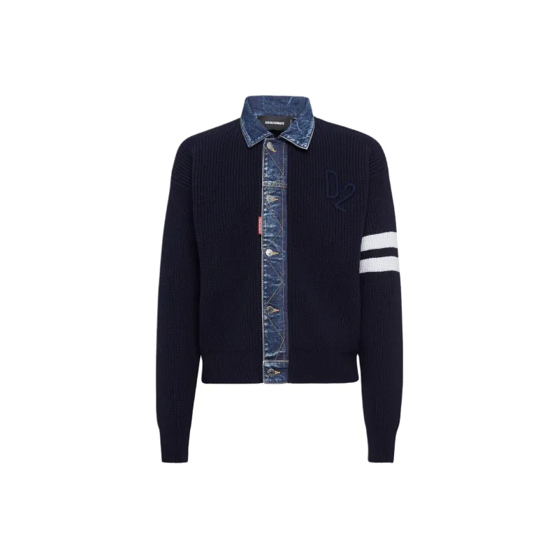 DSQUARED 2 Knitwear Men Blue-0