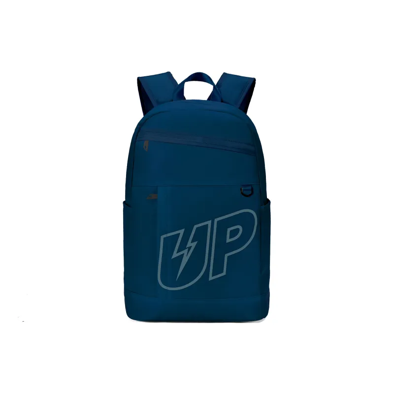 TURN UP Polyester Backpack Unisex Navy Blue-0