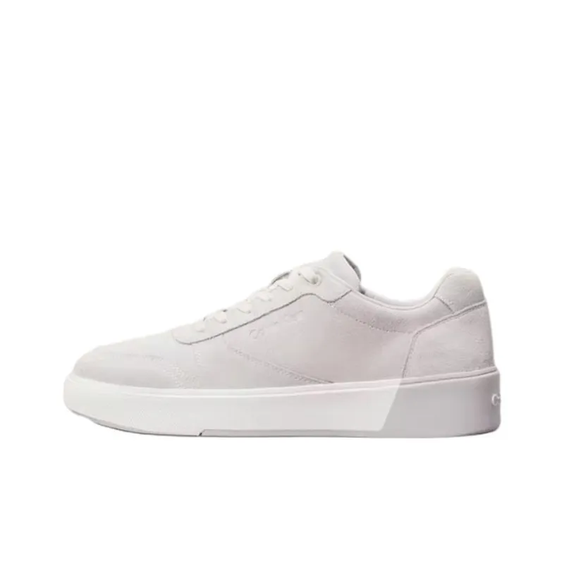 CALVIN KLEIN Low Top Skateboard Shoes Men's Light Gray-0