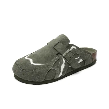 HD Cork Sole Abrasion Resistant Slip Resistant Closed Toe Slippers Unisex