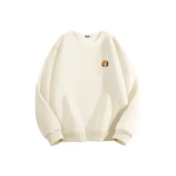 ONE PIECE Pullover Crew Neck Drop Shoulder Long Sleeved Sweatshirt Unisex