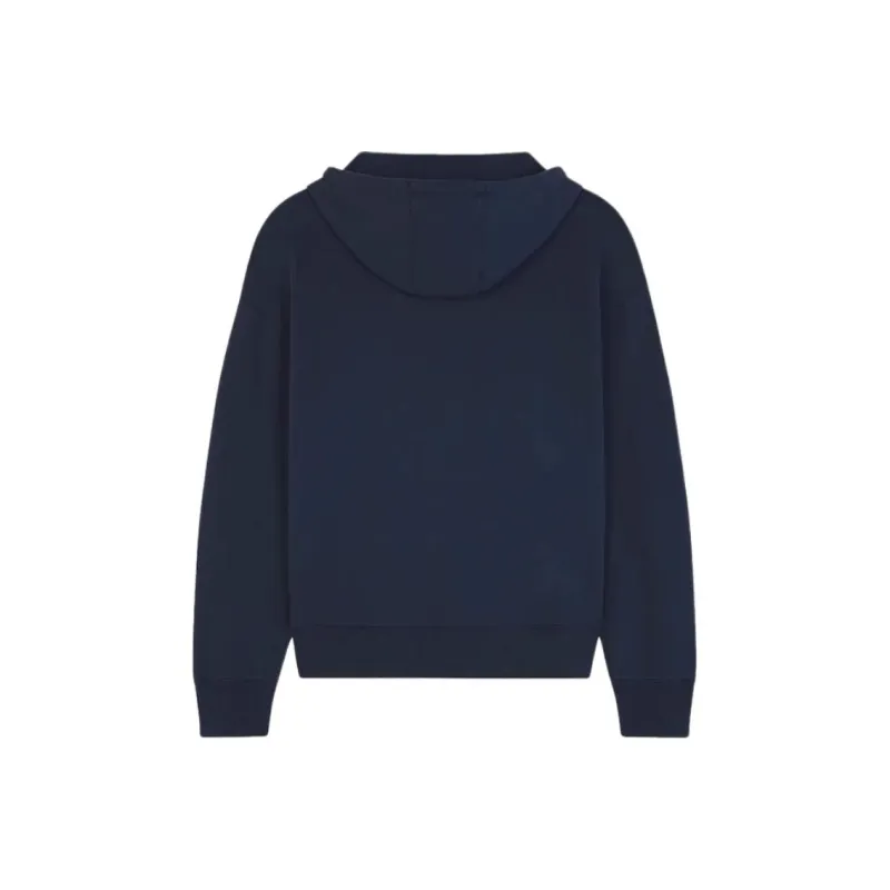 Maison Kitsune Bold Fox Head Patch Drawstring Hoodie-1